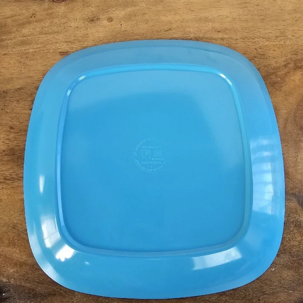 1 *Replacement* White Top / Blue Base 100% Melamine Square 10